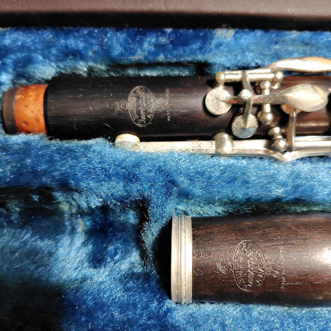 クラリネット　クランポン　Bb　木製　「ジャンク品」