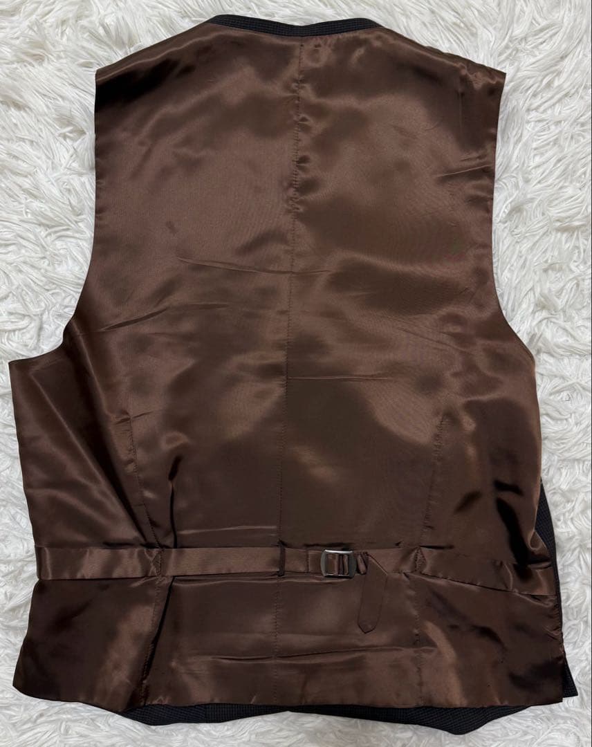 麻布テーラー　スーツセットアップ　3ピース　イタリア製高級生地ゼニヤ