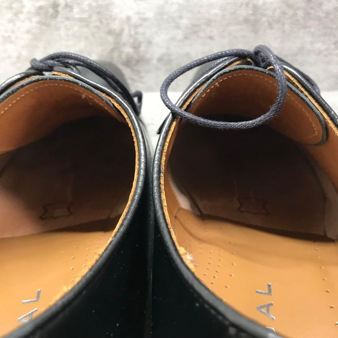 【美品】REGAL 315R 27cm ブラック 内羽根 ストレートチップ