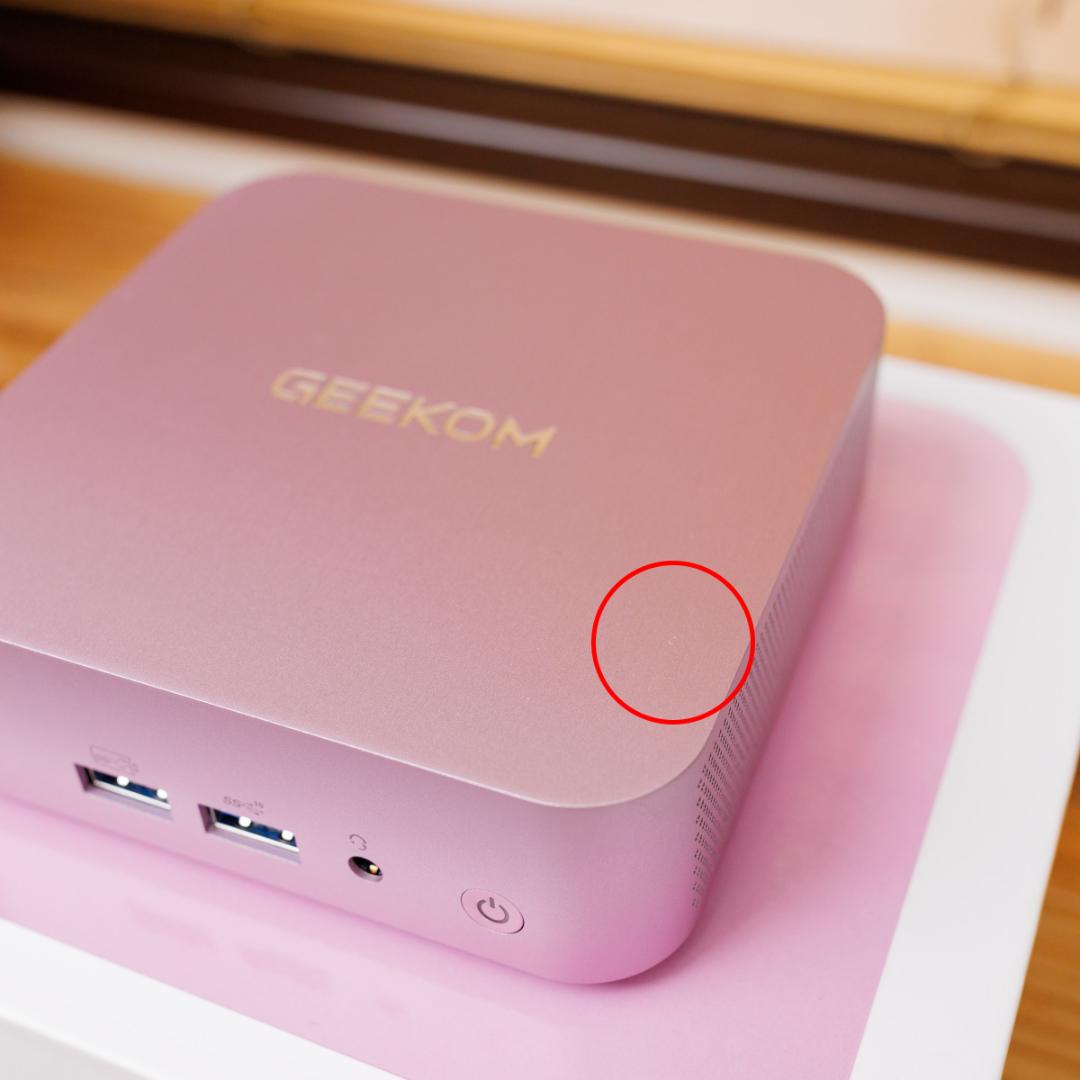 GEEKOM A6 ミニPC Ryzen7 32MB 1TB ピンク