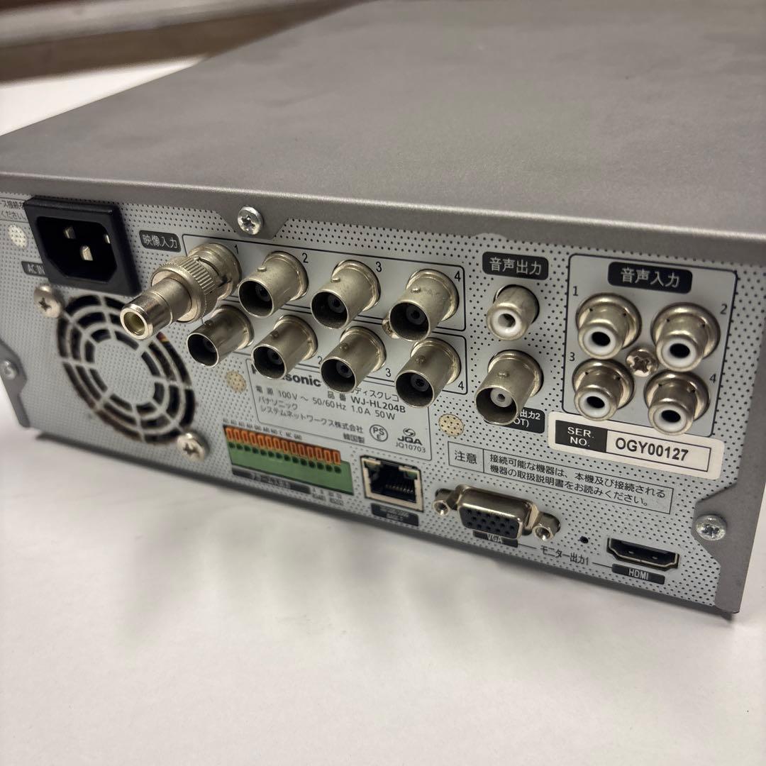 Panasonic デジタルディスクレコーダー　WJ-HL204B