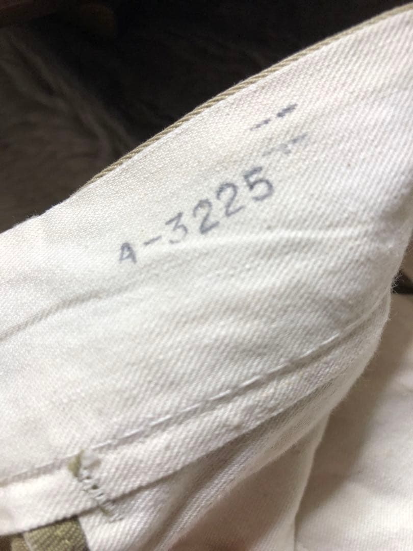 50's usarmytrousers 軍チノパンm45カーキアーミーチノ