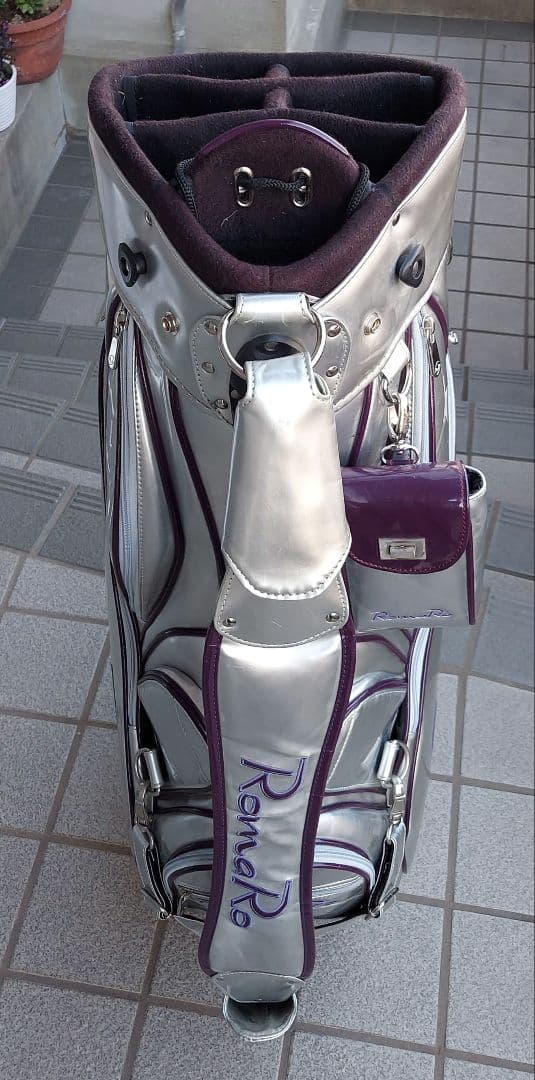 RomaRo ゴルフバッグ シルバー