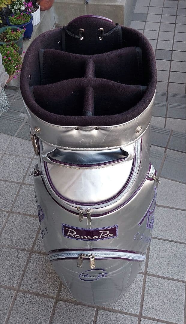 RomaRo ゴルフバッグ シルバー