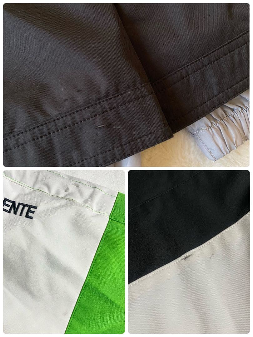 デサント　キッズ　スキーウェア　セットアップ　上下　150 黒　緑