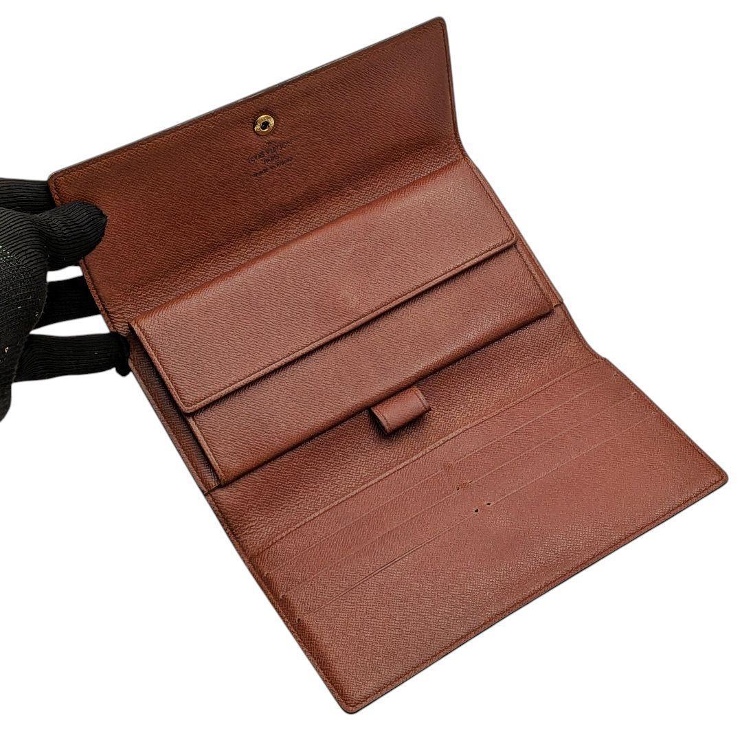 【美品】ルイヴィトン ポルトトレゾール インターナショナル モノグラム 長財布