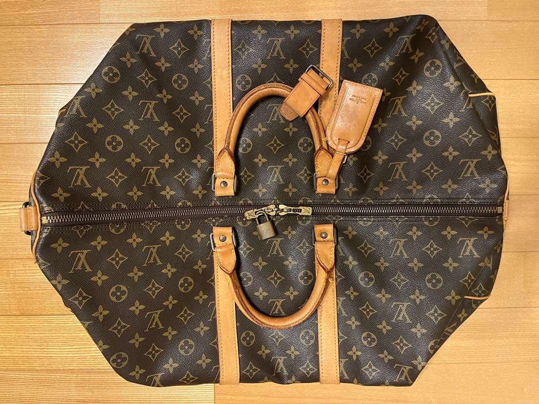 【直営店購入】“旅行にプレゼントに”極美品ルイヴィトン　モノグラム キーポル55