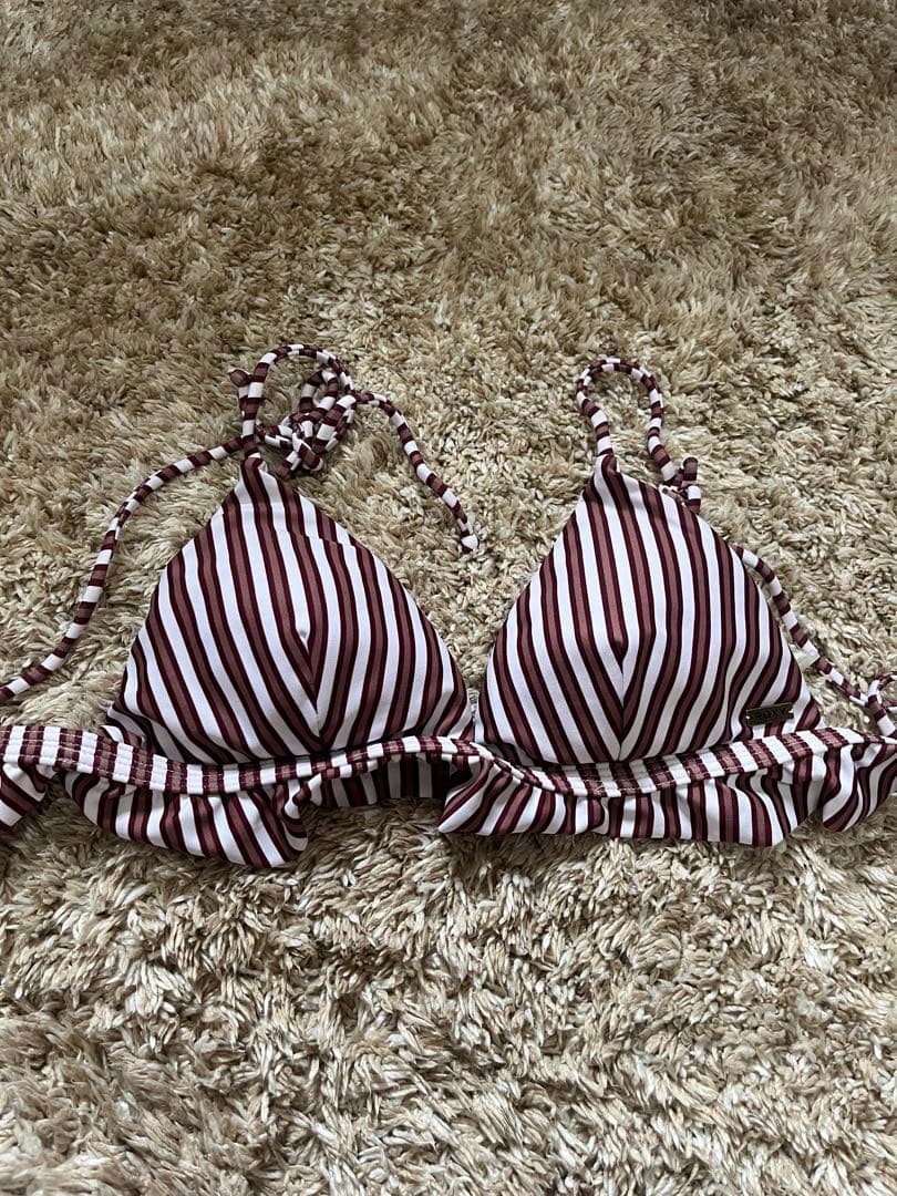 ROXY×babykiy コラボビキニ　ストライプ　M