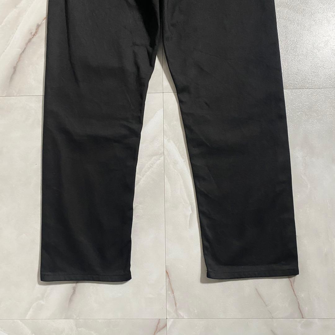 A18521 ウエアハウス 1096 ブラックピケパンツ W30