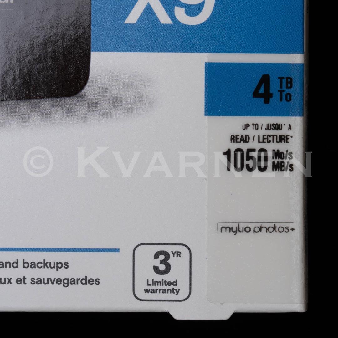 未開封品 Crucial X9 ポータブルSSD 4TB