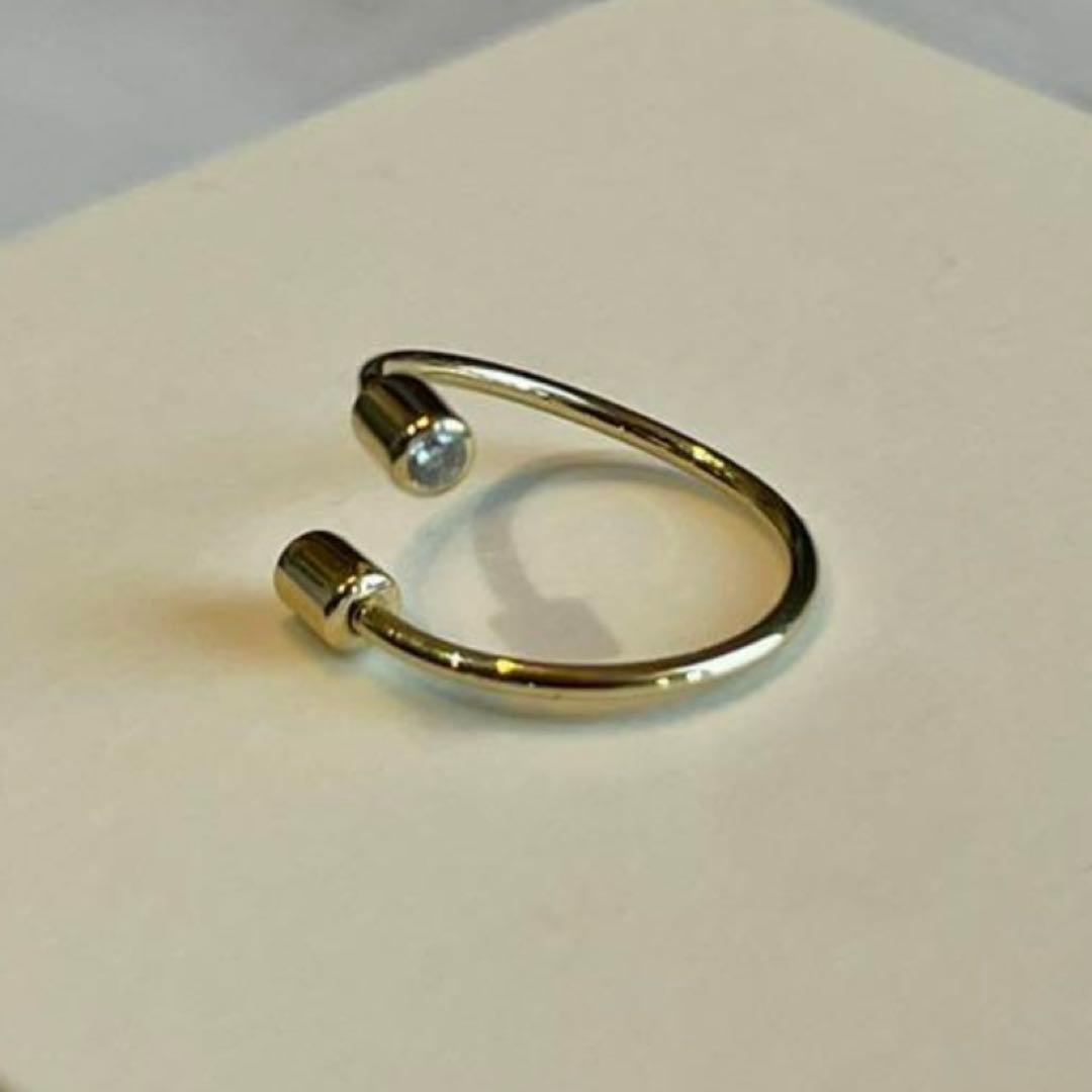 SHIHARA シハラ ダイヤモンドツイストピアス01 K18YG