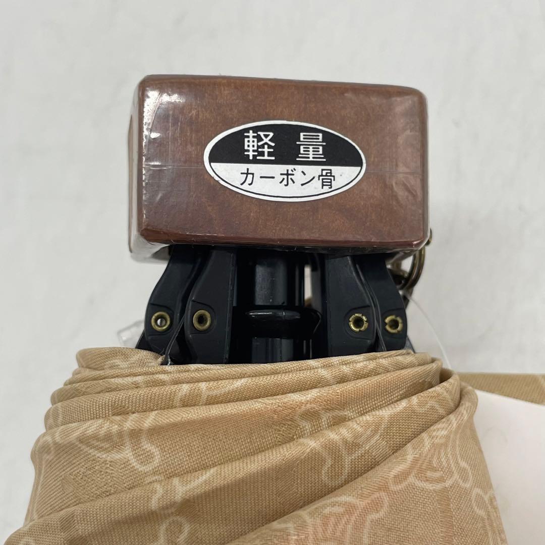 KO2249□CELINE 折りたたみ傘 マカダム柄 トリオンフ ブラウン