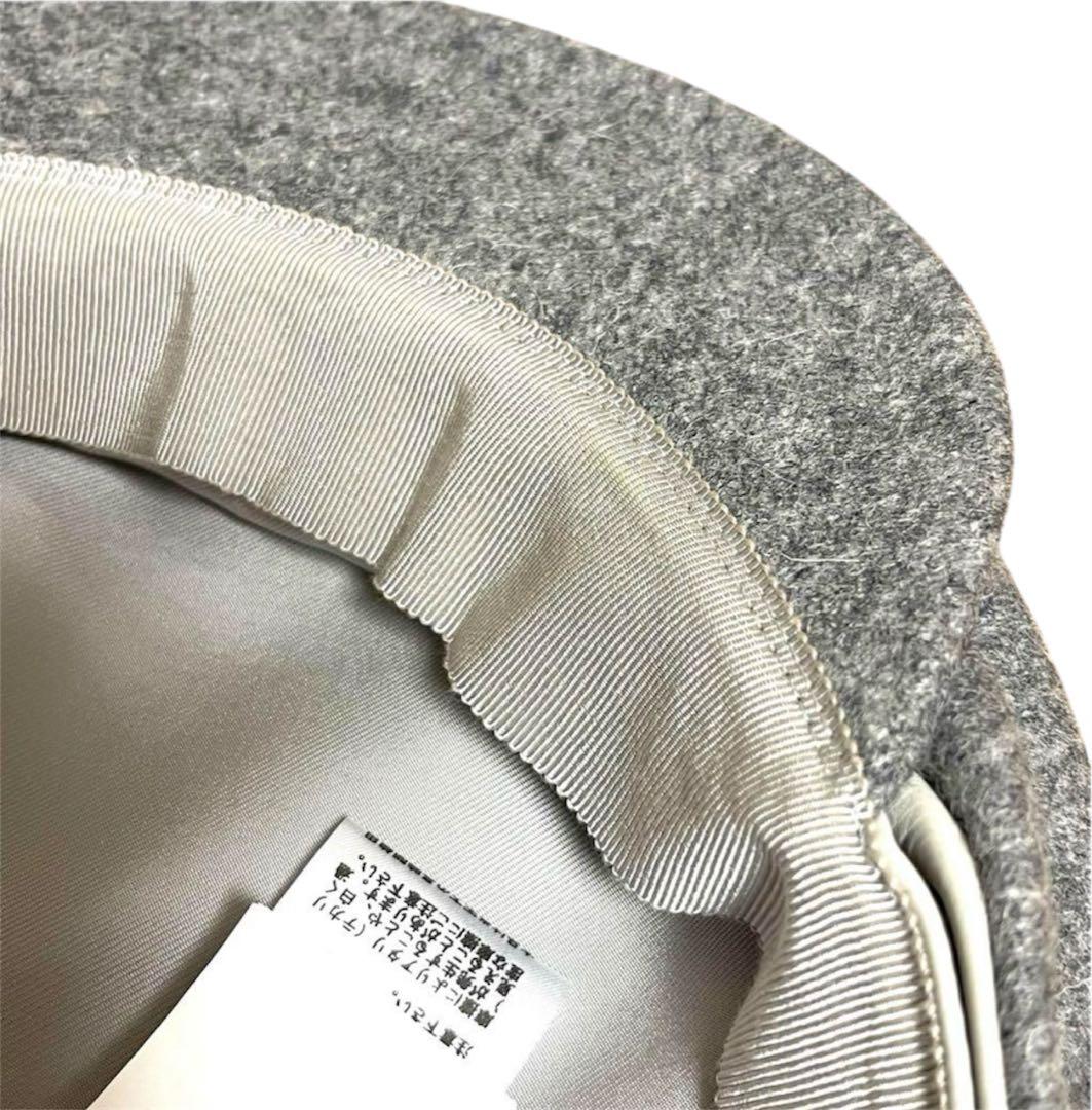 エルメス2021AWキャスケット ダニ　グレー　57