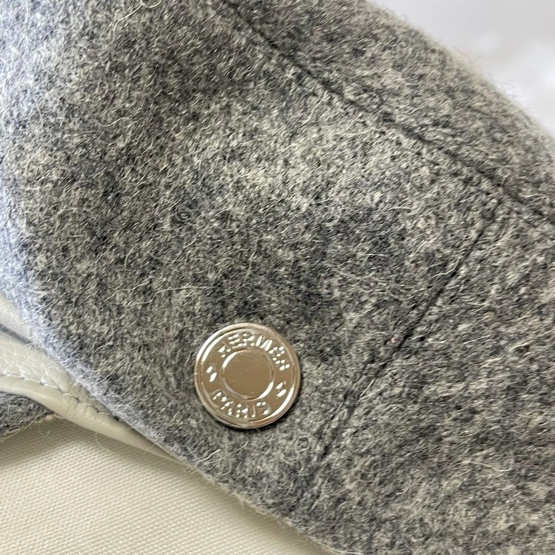 エルメス2021AWキャスケット ダニ　グレー　57