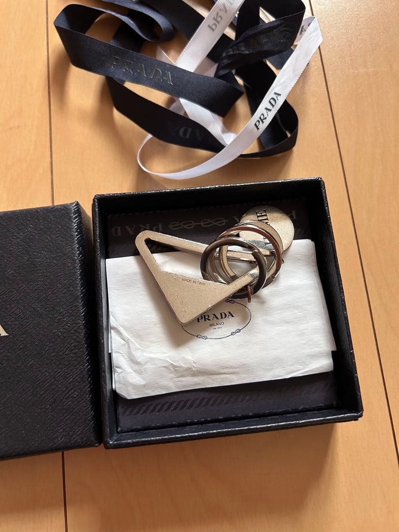 「PRADA」キーリング　カラビナ