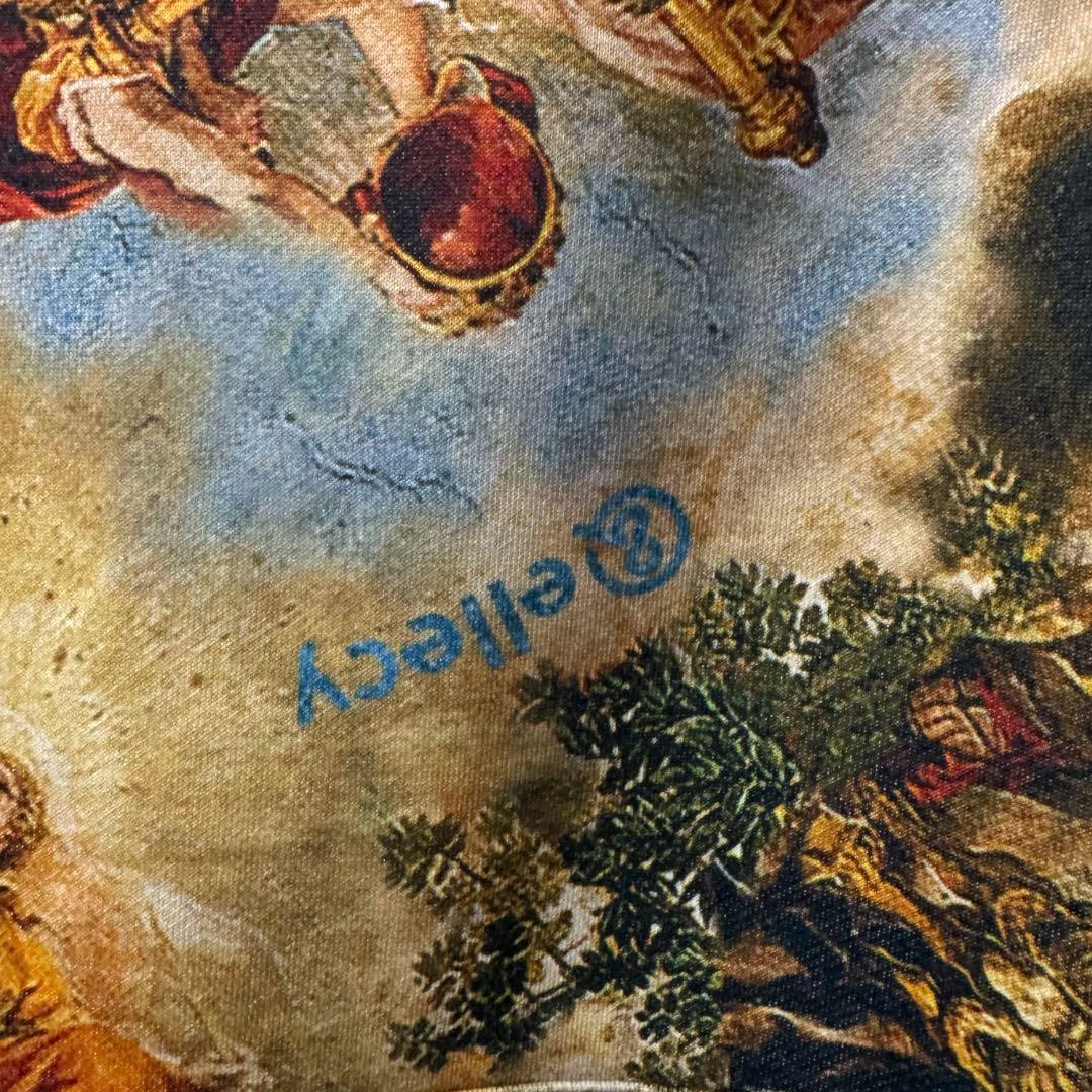 1674◆希少 &ellecyアンドエルシーテンカイパーカー天界パーカー 総柄