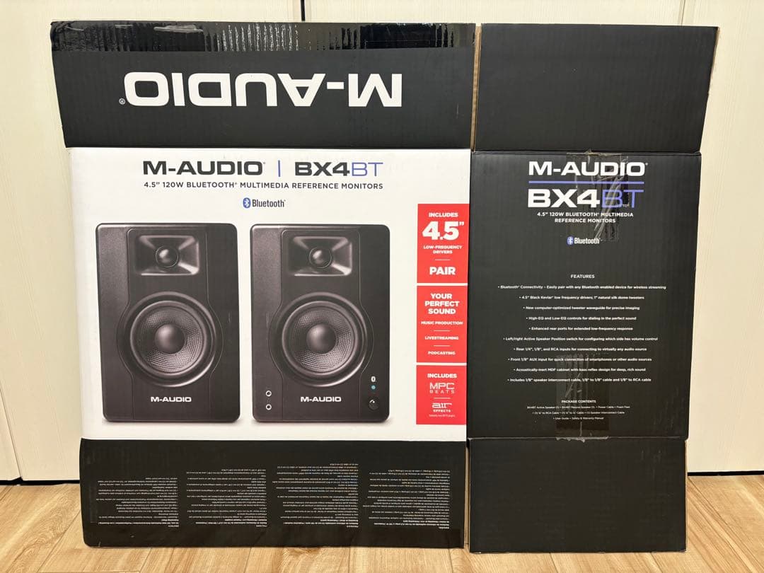 【動作◎美品】M-AUDIO BX4BT Bluetooth スピーカー