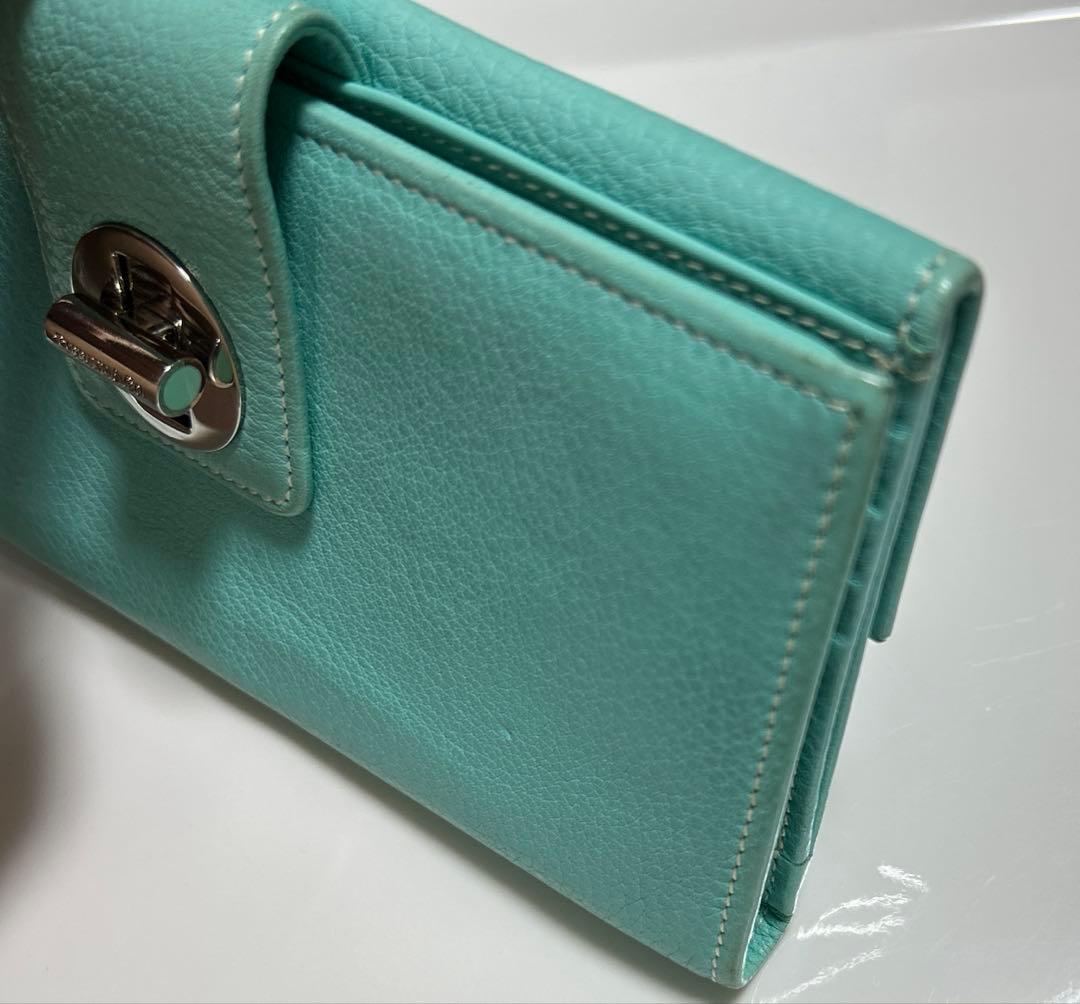 Tiffany ティファニーターンロック長財布【ティファニーブルー箱無し発送】