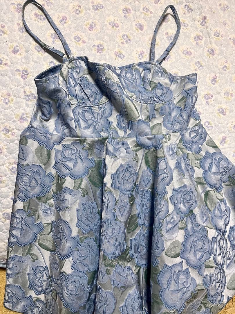 POPPY JACQUARD FLARE CAMI TUNIC あさぎーにょ