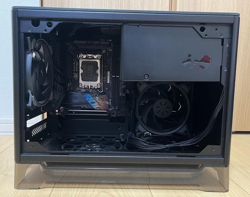 自作PC　itx ケース　マザーボード　CPUクーラーセット