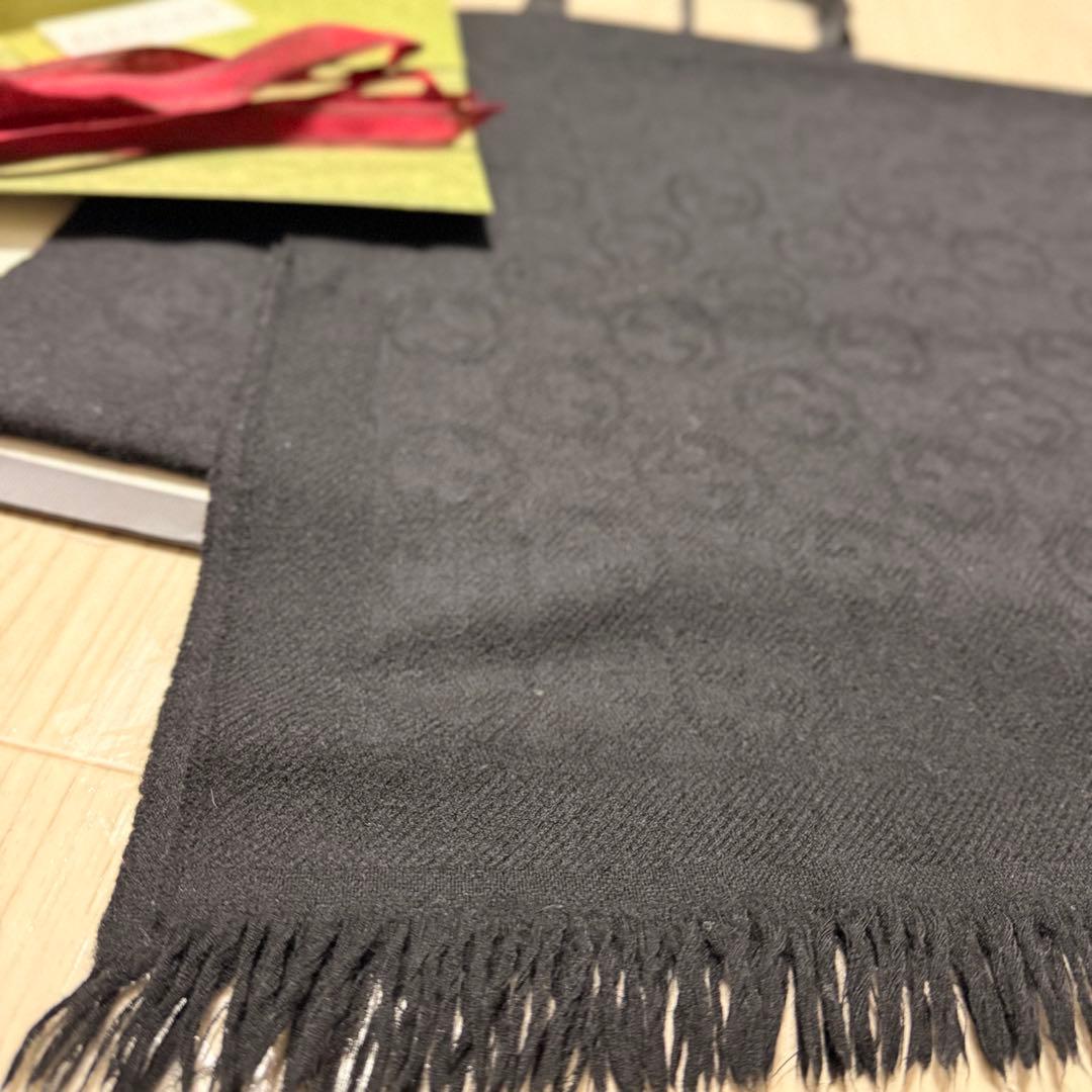 正規GUCCIマフラー✨グッチマフラー　メンズ　グッチ　マフラー　ストール