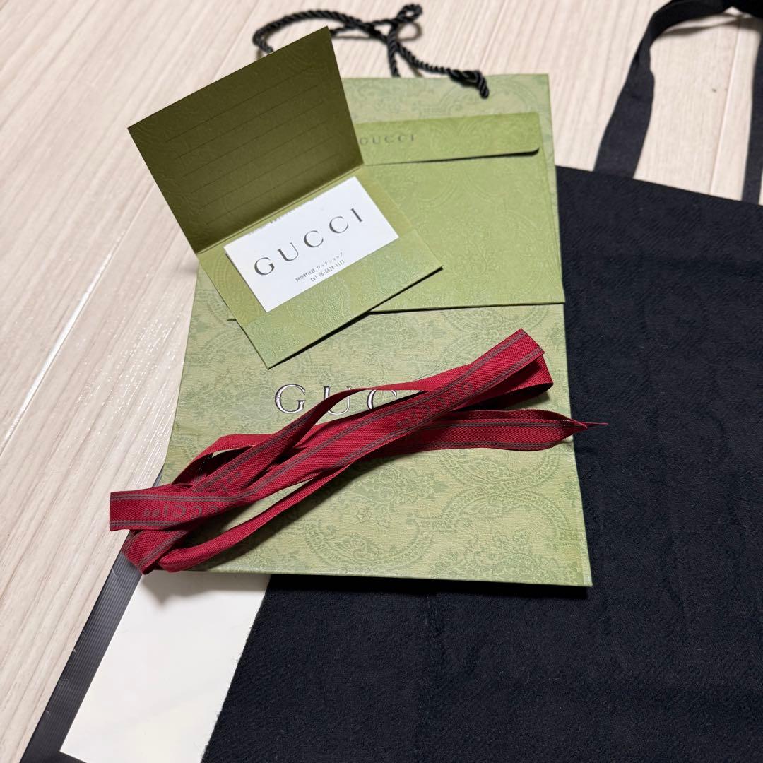 正規GUCCIマフラー✨グッチマフラー　メンズ　グッチ　マフラー　ストール