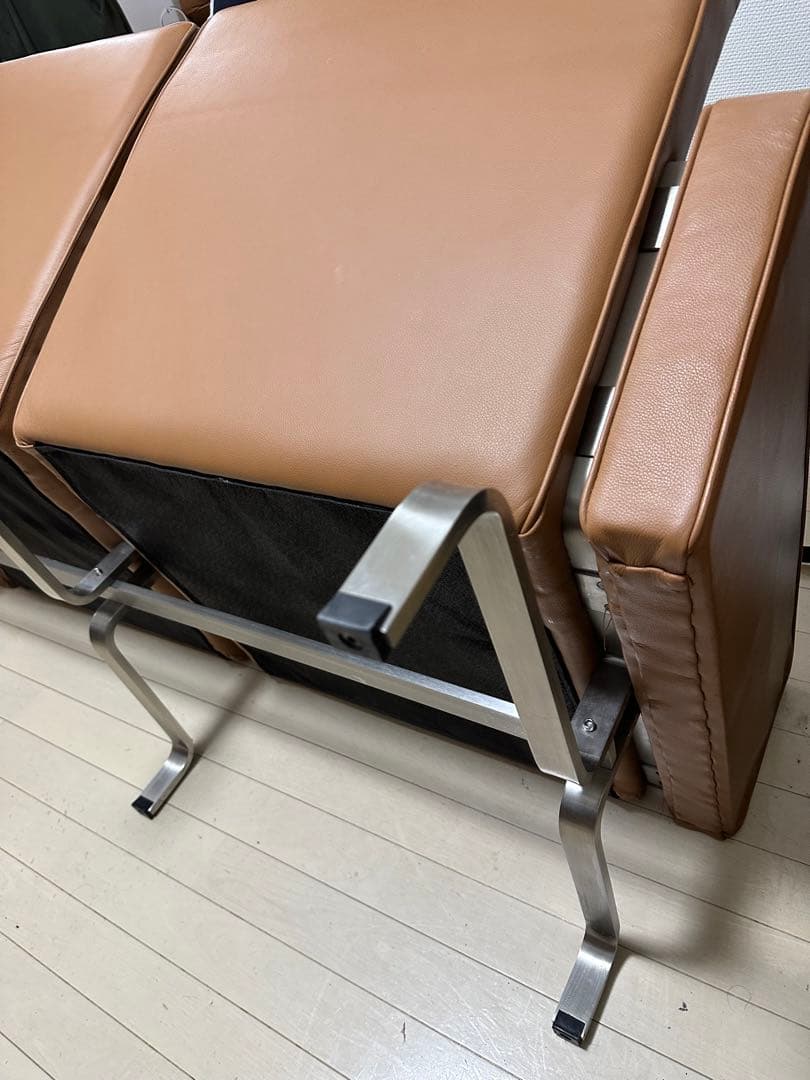 ポールケアホルム PK31 ダブルソファ 本革 リプロダクト　キャメル