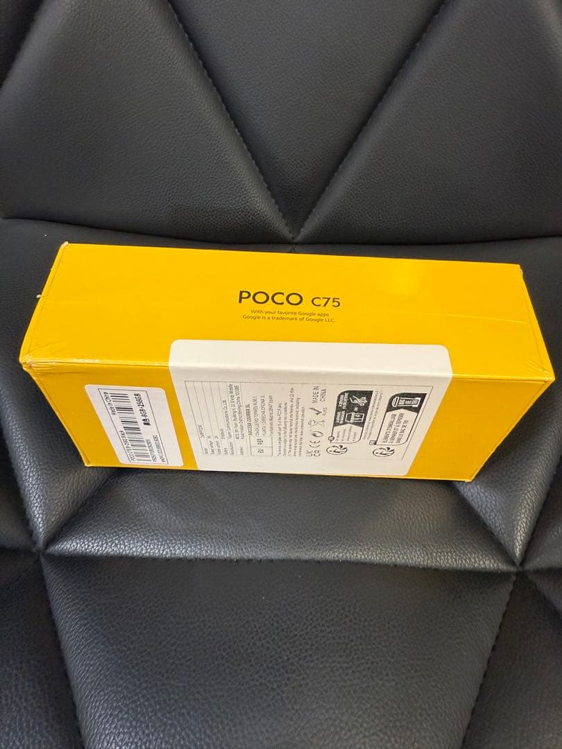 スマートフォン本体 POCO C75 Black 8GB RAM 256GB ROM