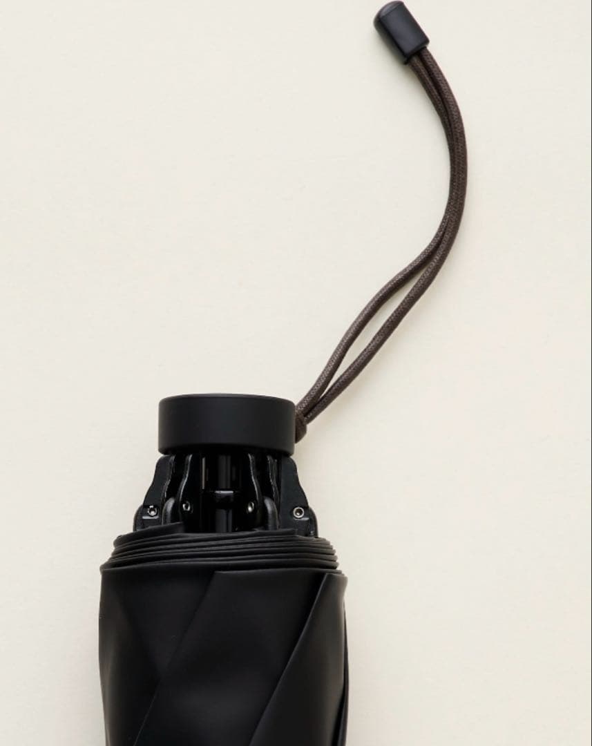 新品未使用　サンバリア100 折りたたみ日傘　コンパクト　無地　黒