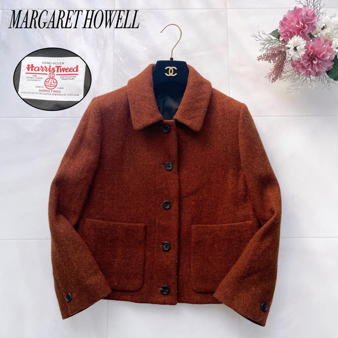 美品✨マーガレットハウエル ハリスツイード テーラードジャケット ウール