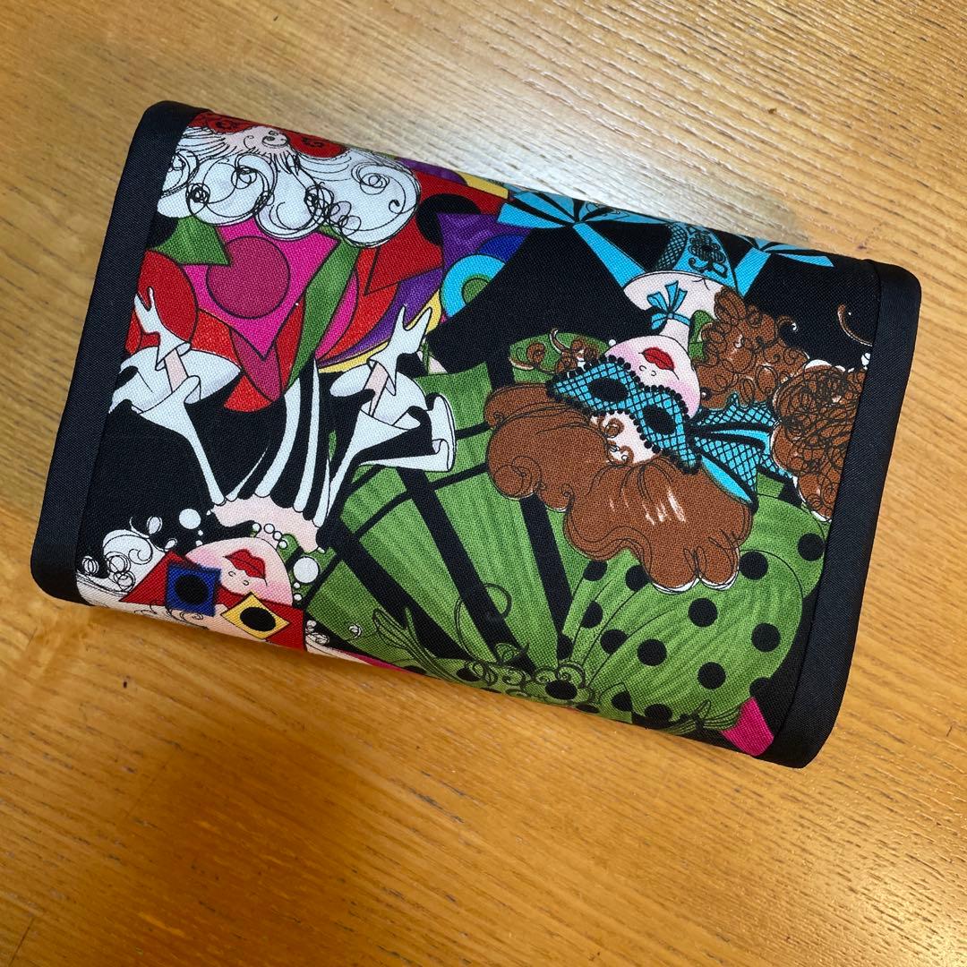 長財布　やりくり財布　ハンドメイド　廃盤レア生地