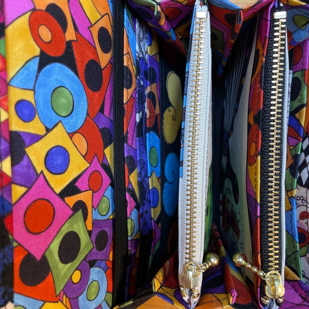 長財布　やりくり財布　ハンドメイド　廃盤レア生地