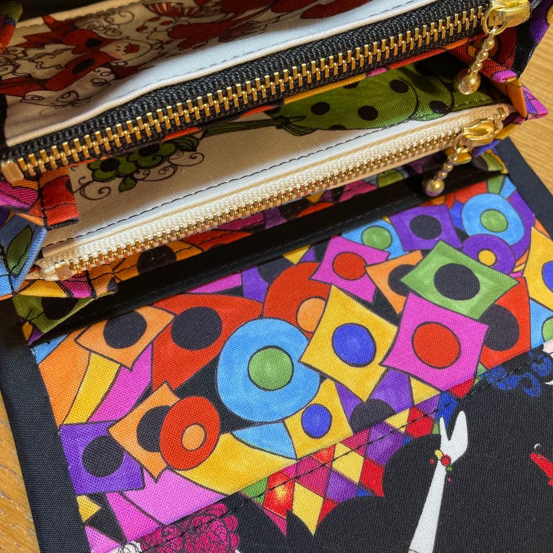 長財布　やりくり財布　ハンドメイド　廃盤レア生地