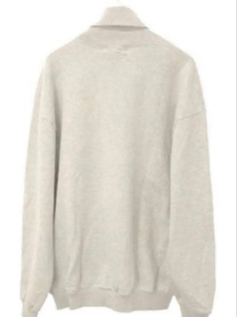 everyone エブリワン　タートルネックスウェットトレーナー　グレー　L