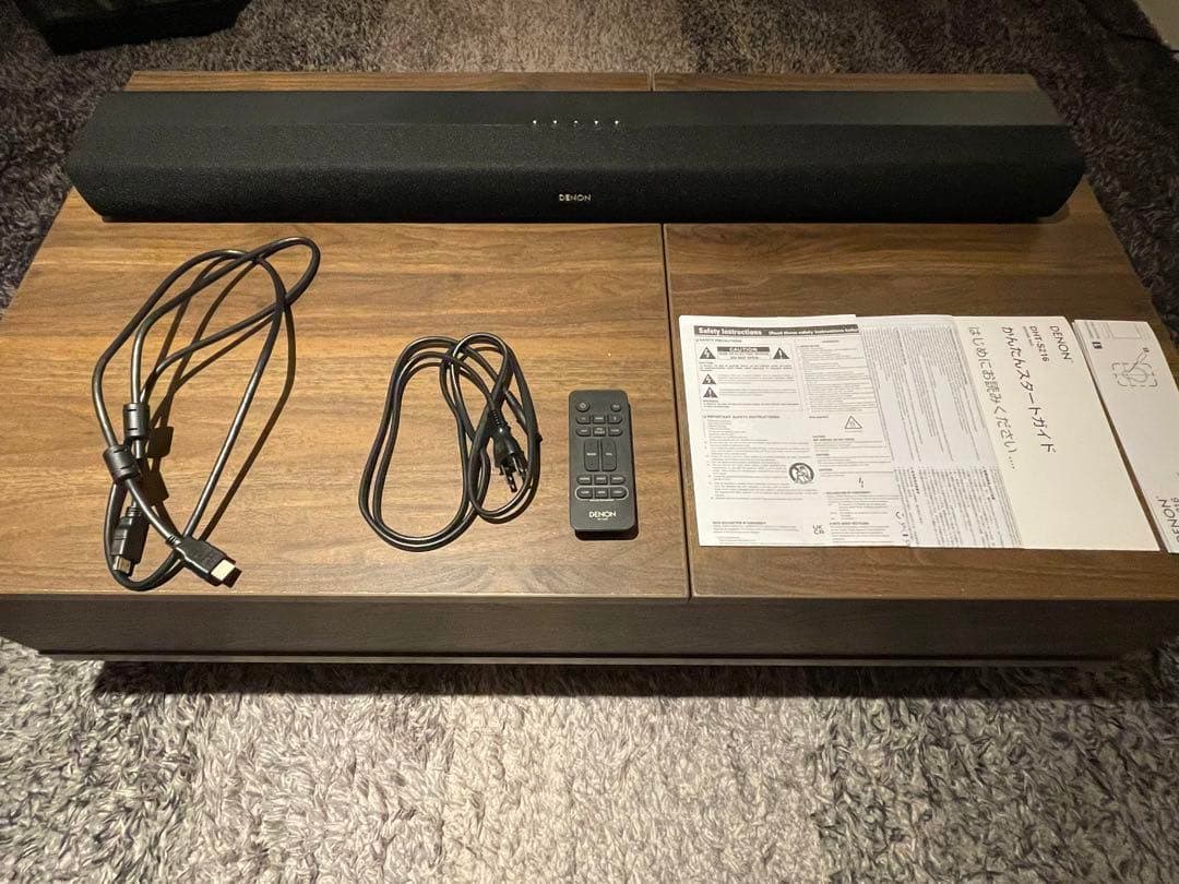 タイムセール！DENON サウンドバー DHT-S216 2.1ch リモコン