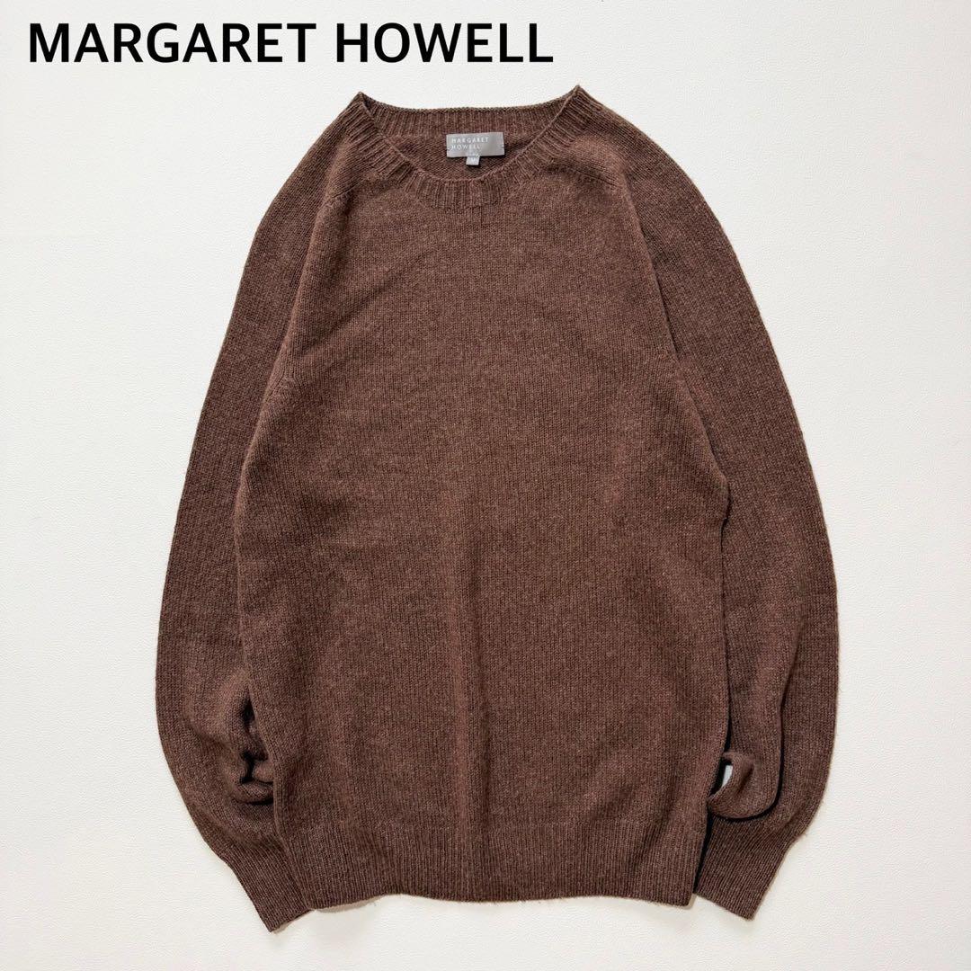 美品　マーガレットハウエル　ウールカシミヤ　ニット　Mスコットランド製