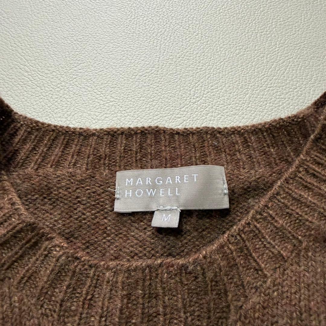 美品　マーガレットハウエル　ウールカシミヤ　ニット　Mスコットランド製