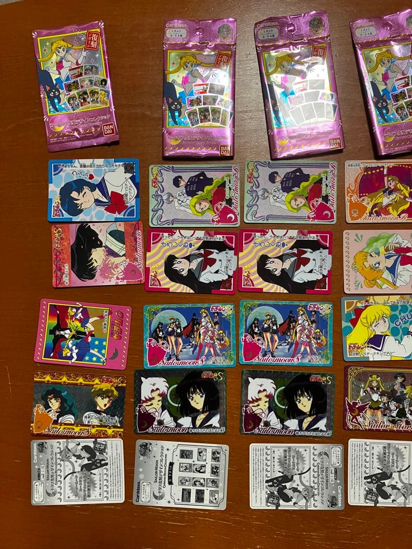 セーラームーン カードダス【復刻デザインコレクション】(14パック)開封済
