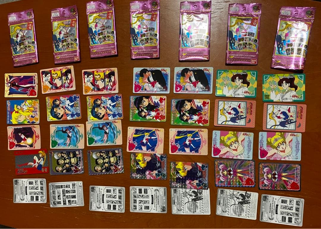 セーラームーン カードダス【復刻デザインコレクション】(14パック)開封済