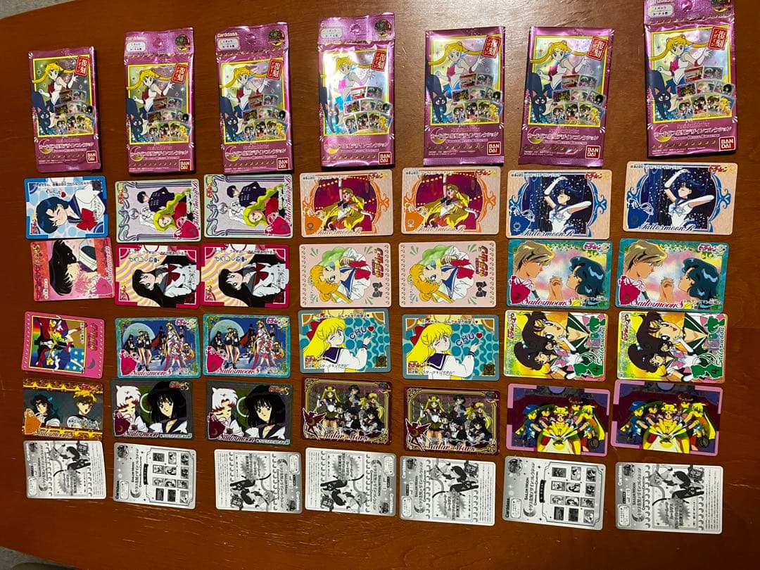 セーラームーン カードダス【復刻デザインコレクション】(14パック)開封済