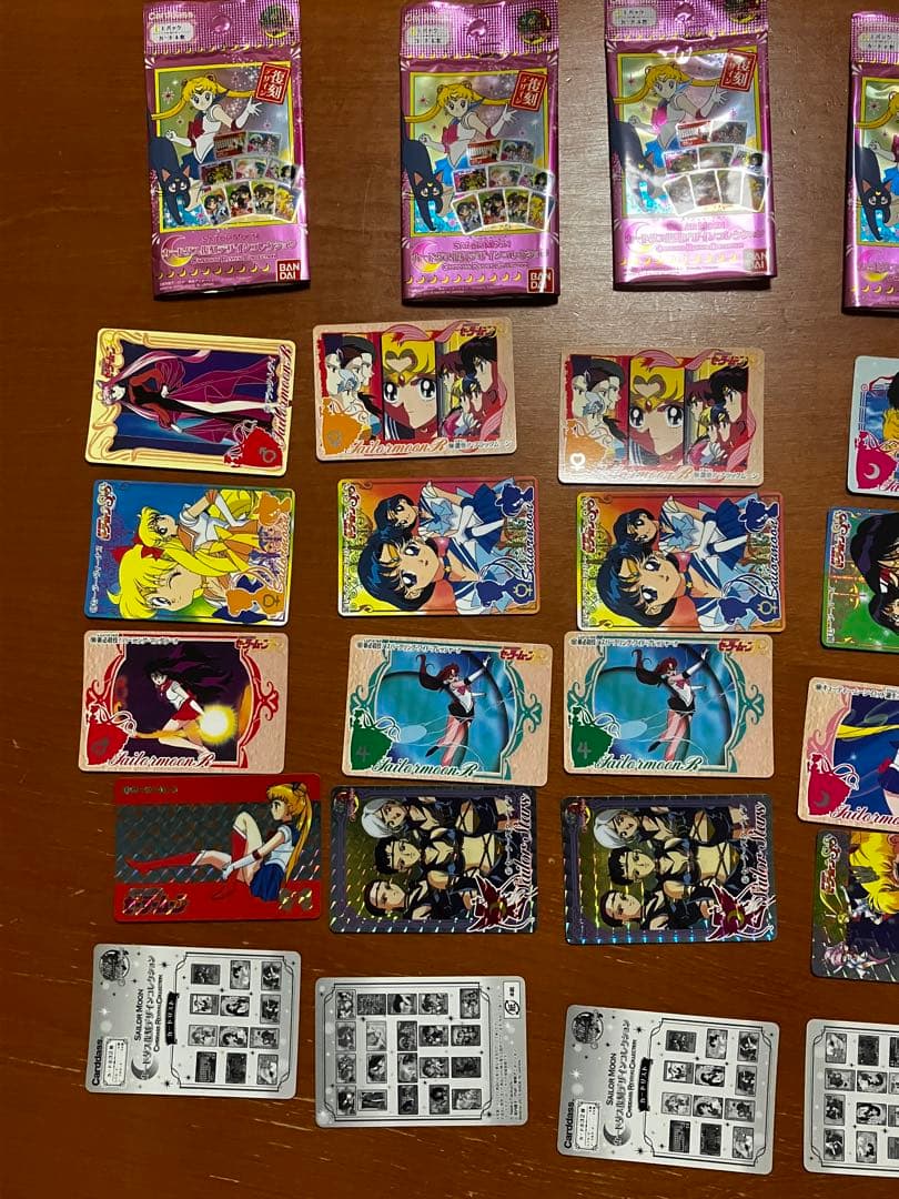 セーラームーン カードダス【復刻デザインコレクション】(14パック)開封済