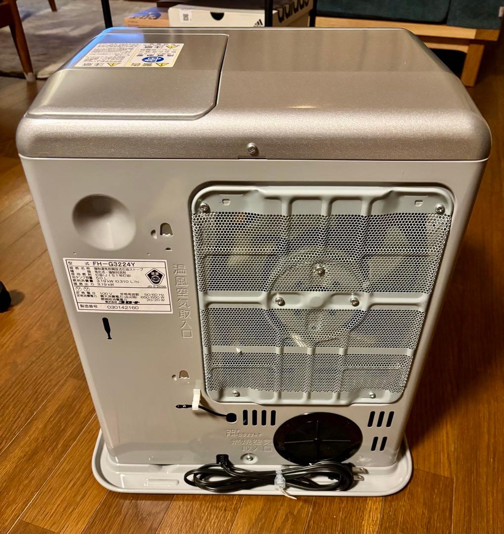 コロナ 石油ファンヒーター 2024年製 サテンシルバー FH-G3224Y