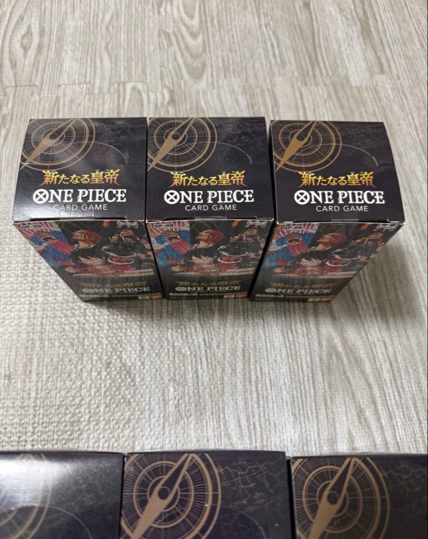 ワンピースカード　新たなる皇帝　BOX 6ボックステープ付き