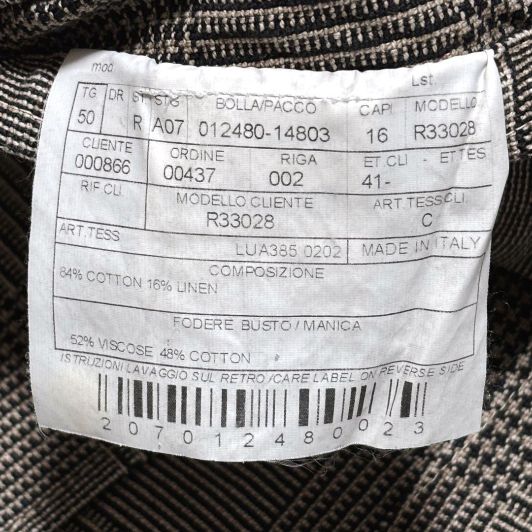 BOGLIOLI ボリオリ テーラードジャケット アンコン チェック 50 高級