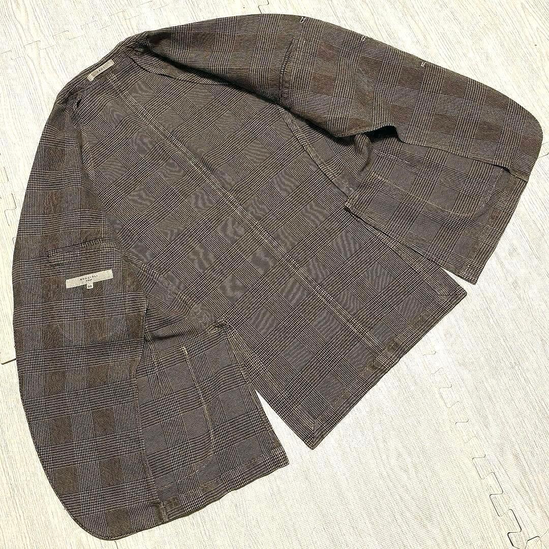 BOGLIOLI ボリオリ テーラードジャケット アンコン チェック 50 高級