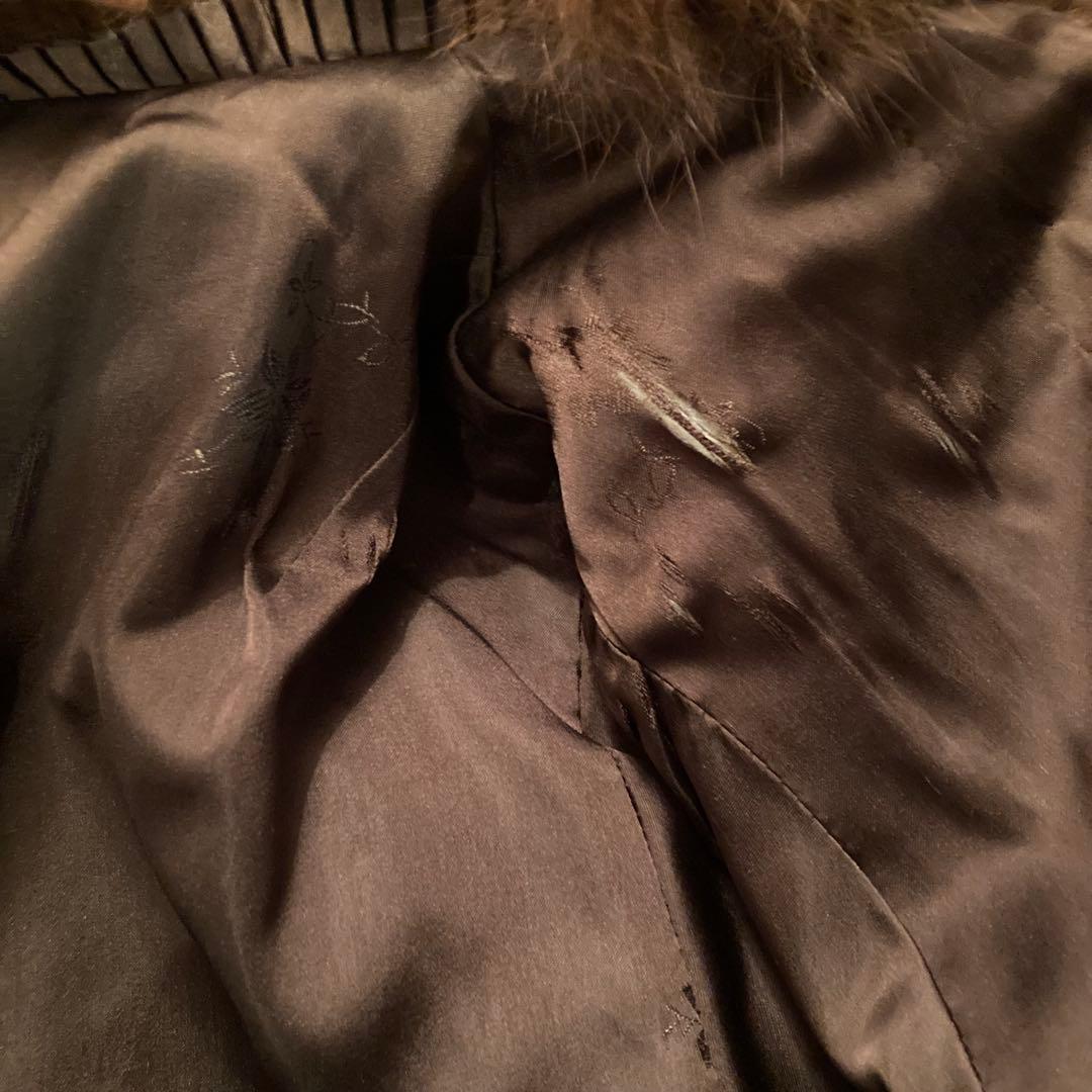 高級毛皮 ビンテージ ミンク ファー レザー ジャケット 岐阜毛被 フォックス