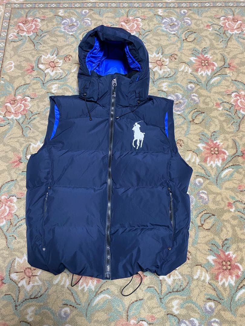 POLO RALPH LAURENポロラルフローレン　ダウンベストL ネイビー