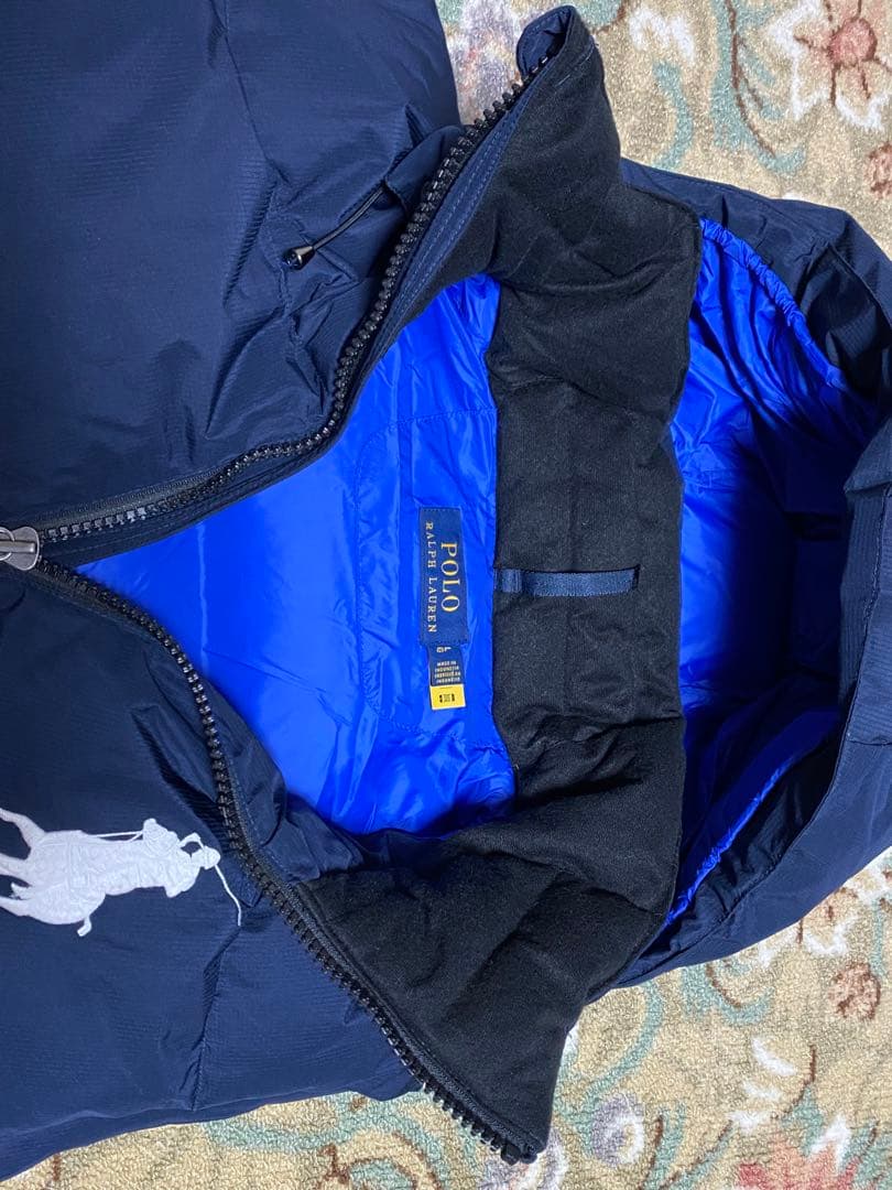 POLO RALPH LAURENポロラルフローレン　ダウンベストL ネイビー