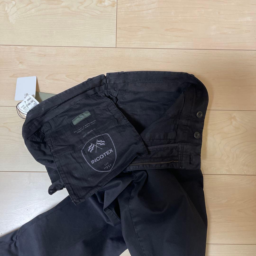 【新品未使用】INCOTEX 100型 春夏 W30 ブラック