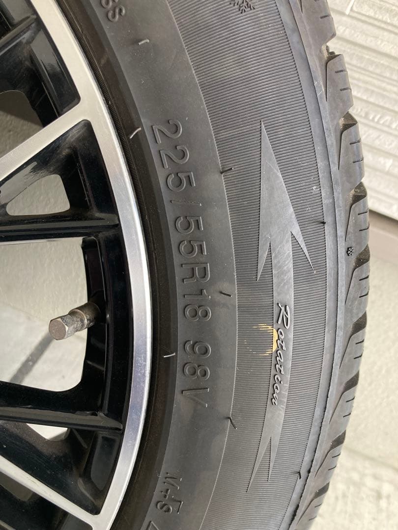 アルファード30で使用　ホイール&スタッドレスタイヤ　225/55R/18